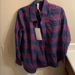 Lululemon full day ahead shirt *flannel